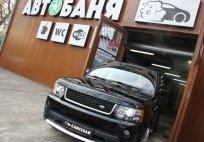 Защита автомобиля Range Rover жидким стеклом и полировка Rupes