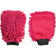 Washing glove Microfibre "Rasta" cherry red